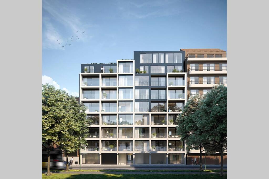 Schitterend Nieuwbouw Appartement In Gent Esterno foto